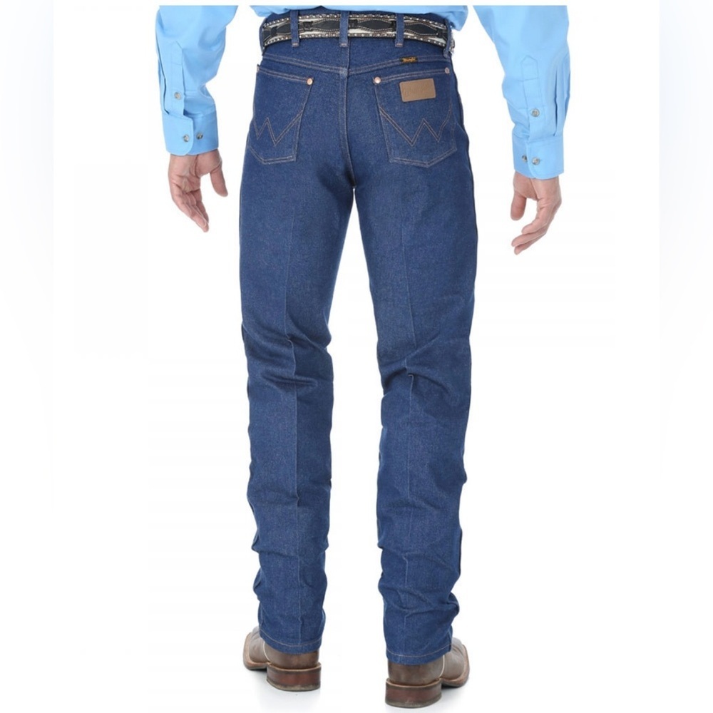 WRANGLER MEN’S BLUE JEANS COWBOY CUT 👖 100% COTTON